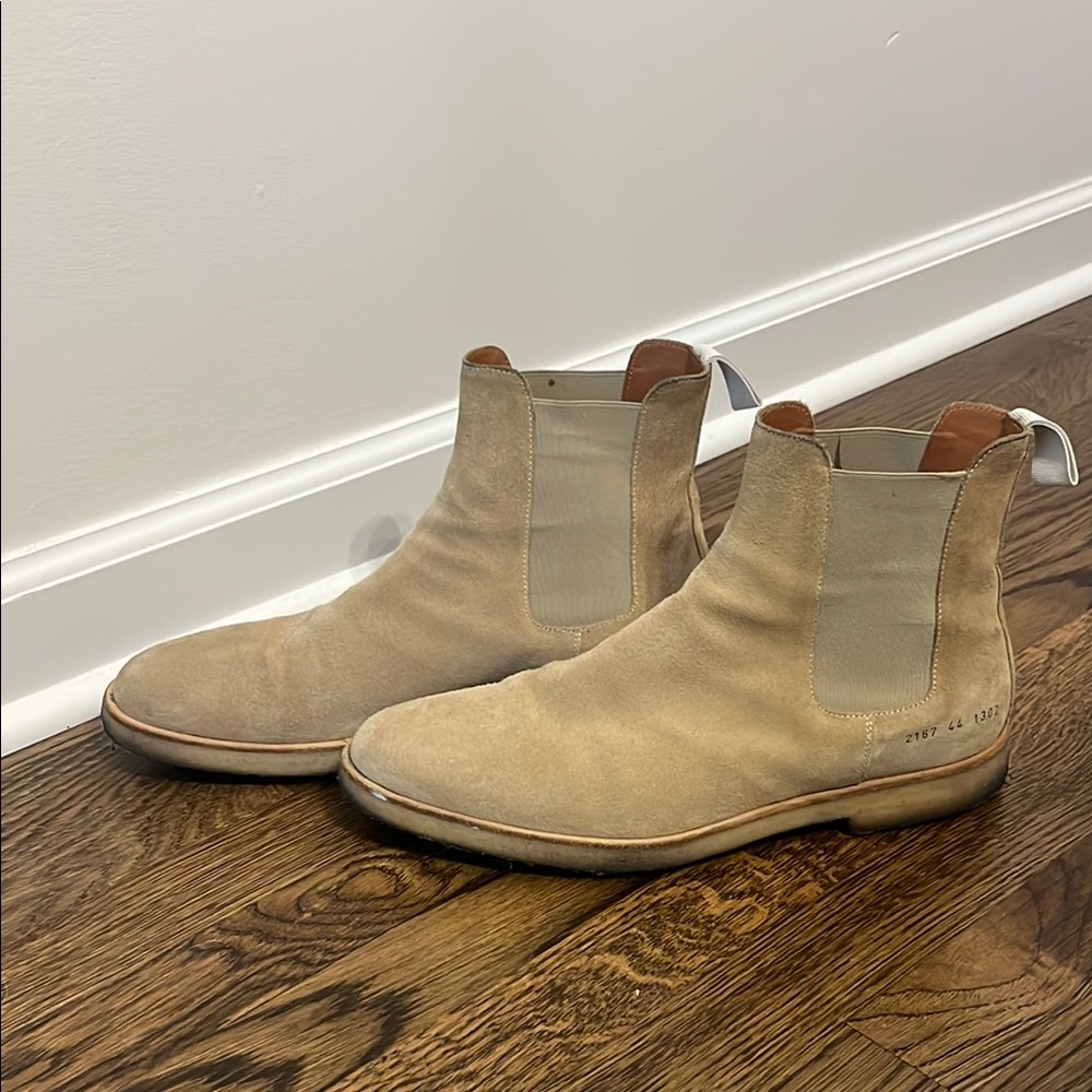 Common Projects Suede Chelsea Boots